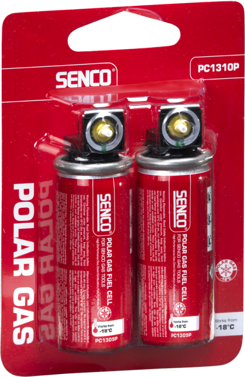 Senco Accesorios PC1310P Cartuchos de gas 18 gramos 2 piezas