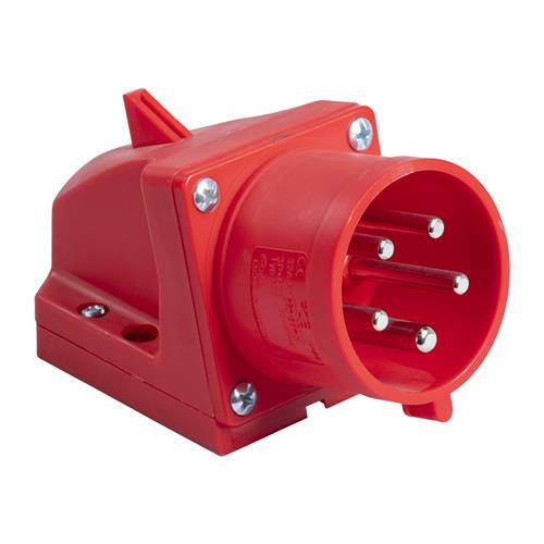 PCE 45.040 Appliance-WCD de superficie 32A - 400V - 5P - IP44 - 6h - rojo