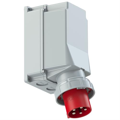 PCE 45.080 Dispositivo-WCD de montaje en superficie 125A - 400V - 5P - IP44 - 6h - rojo