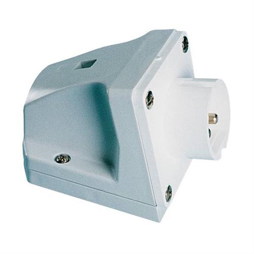 PCE 45.115 Aparato-WCD de superficie 16A - 42V - 2P - IP44 - 12h - blanco