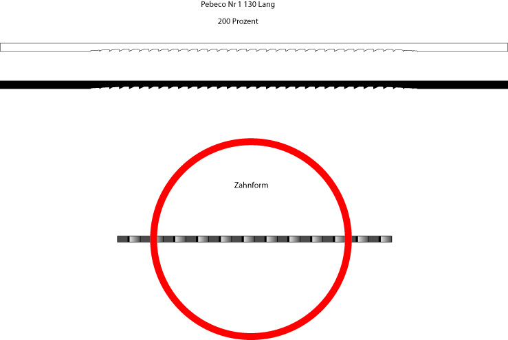 Hegner 210000601/144 Pebeco Nr1 Hojas de sierra de calidad de 130 mm de longitud para madera, plástico y metal no ferroso