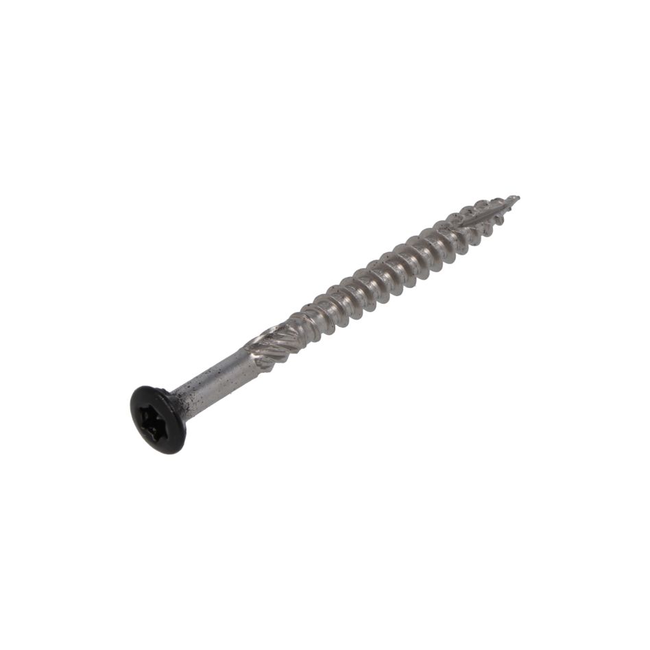 Proftec 5207.31.25405 Tornillo para madera de jardín RVS-410 LK Cabeza negra +Punta TX-20 4,0 x 35/24 mm - 200 piezas