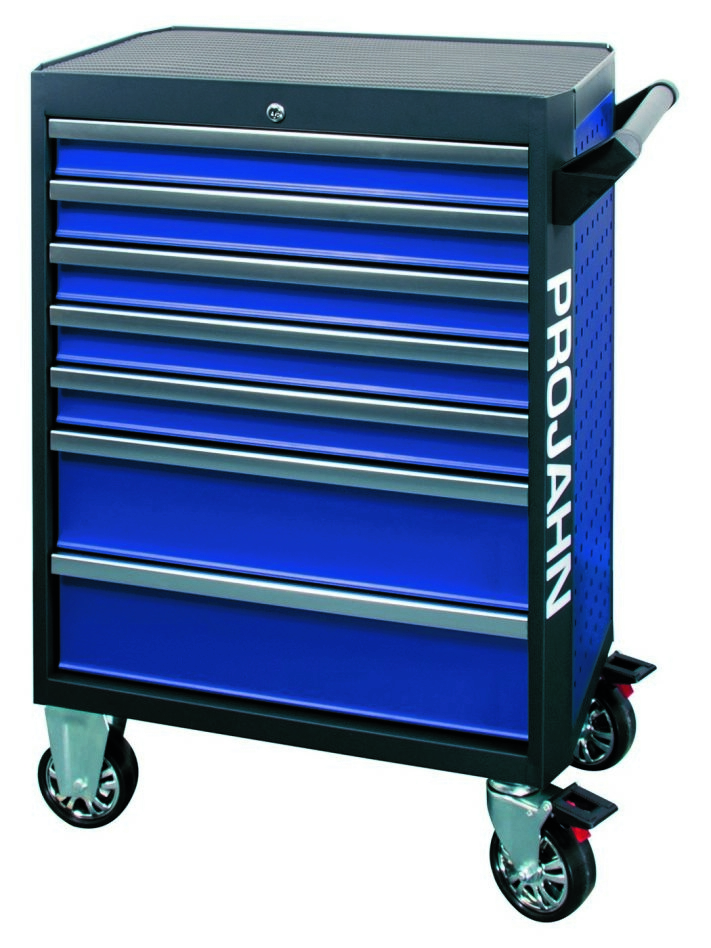 Projahn 5501-591 Carro de taller GALAXY con 7 cajones, 229 piezas. Equipo Proficraft azul / antracita