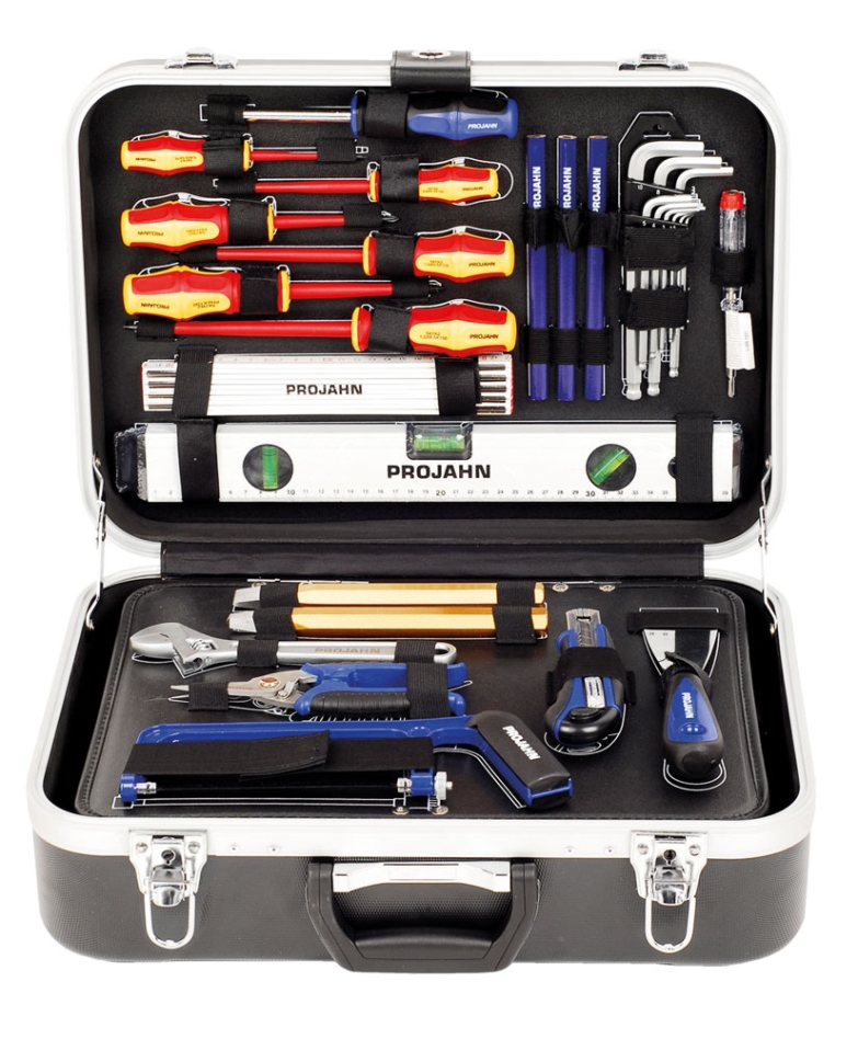 Projahn 8683 Caja de herramientas Electro 128 piezas