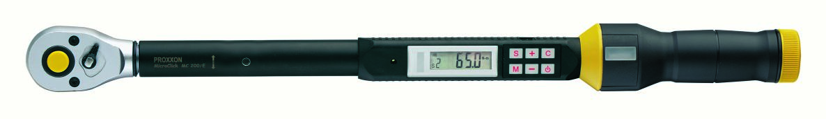 Proxxon 23338 Llave dinamométrica electrónica MC 200/E 20 - 200 Nm 1/2" MicroClick
