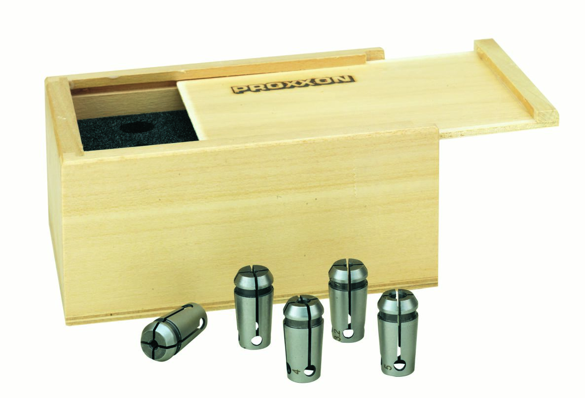 Proxxon 24144 Juego de pinzas para PF 230 y FF 230, 5 piezas