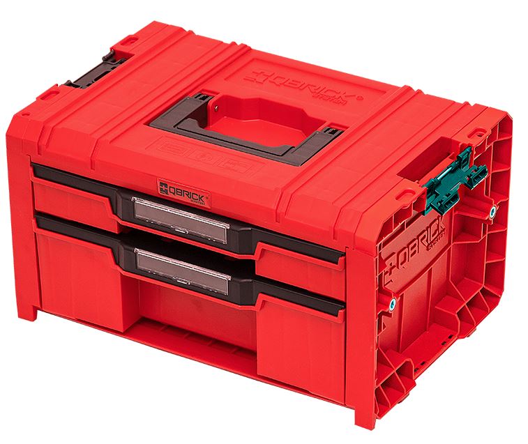 QBrick SKRQPROD2E2CCZEPG001 Pro Toolbox 2 cajones 2.0 Expert Rojo Ultra HD Custom