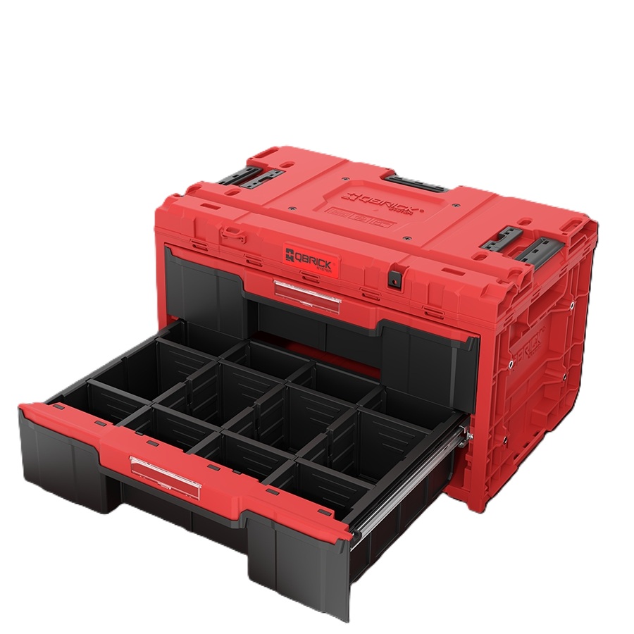 QBrick SKRQONED2CZEPG001 ONE DRAWER 2 TOOLBOX 2.0 RED ULTRA HD Maletín de herramientas