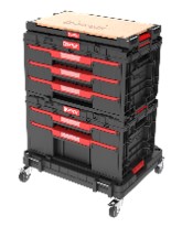 QBrick Z262435PG003 System ONE Juego de 4 carros de herramientas