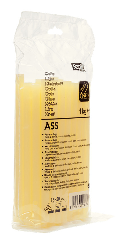 Rapid 40302787 Cartuchos adhesivos de embalaje de 12mm Professional ASS