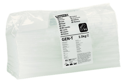 Rapid 40302800 Cartuchos de pegamento GEN-T universal profesional de 12 mm