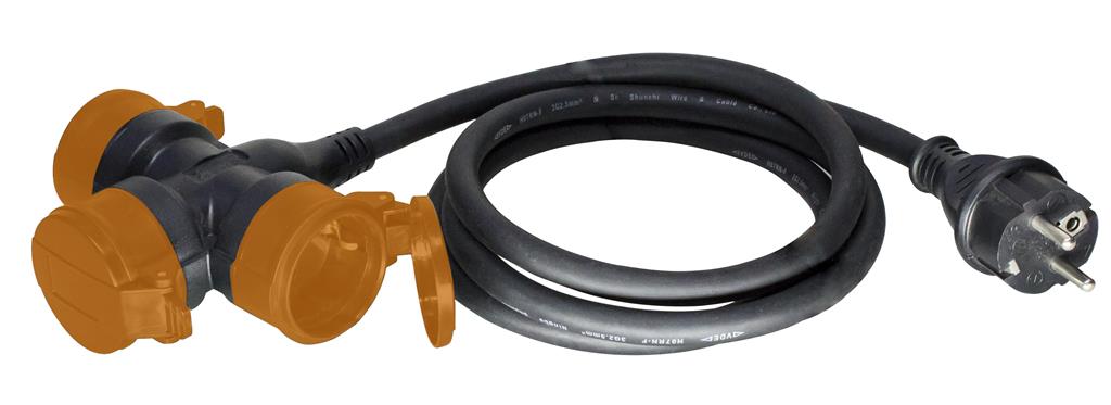 Relectric RELEC493135 PRO Cable alargador 5Mtr 3 vías 3 x 1,5 mm