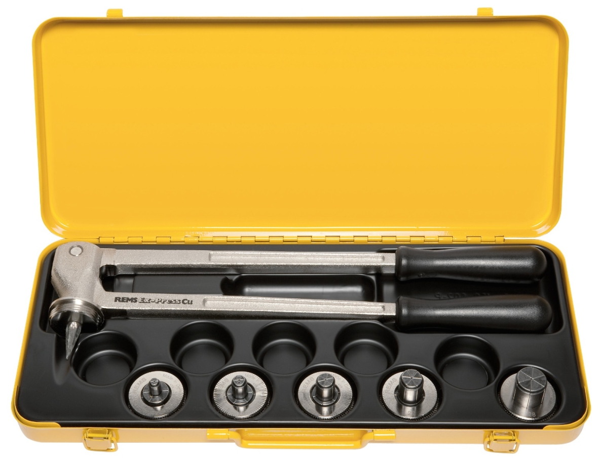 Rems 150007 R Ex-Press Cu Set 12-15-18-22-28 Cortador de tubo manual