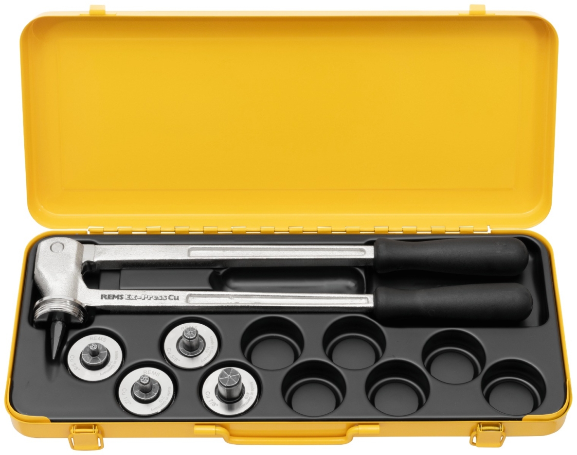 Rems 150019 R Ex-Press Cu Set 3/8-1/2-5/8-7/8 Limpiatubos manual