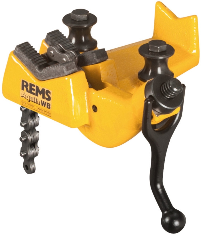 Rems 120250 R Bloque tensor de cadena Aquila WB para tensar tubos de 10-165mm