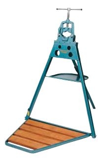 Ridgid 12202 Soporte portátil Pioneer con abrazadera para tubos de 2".