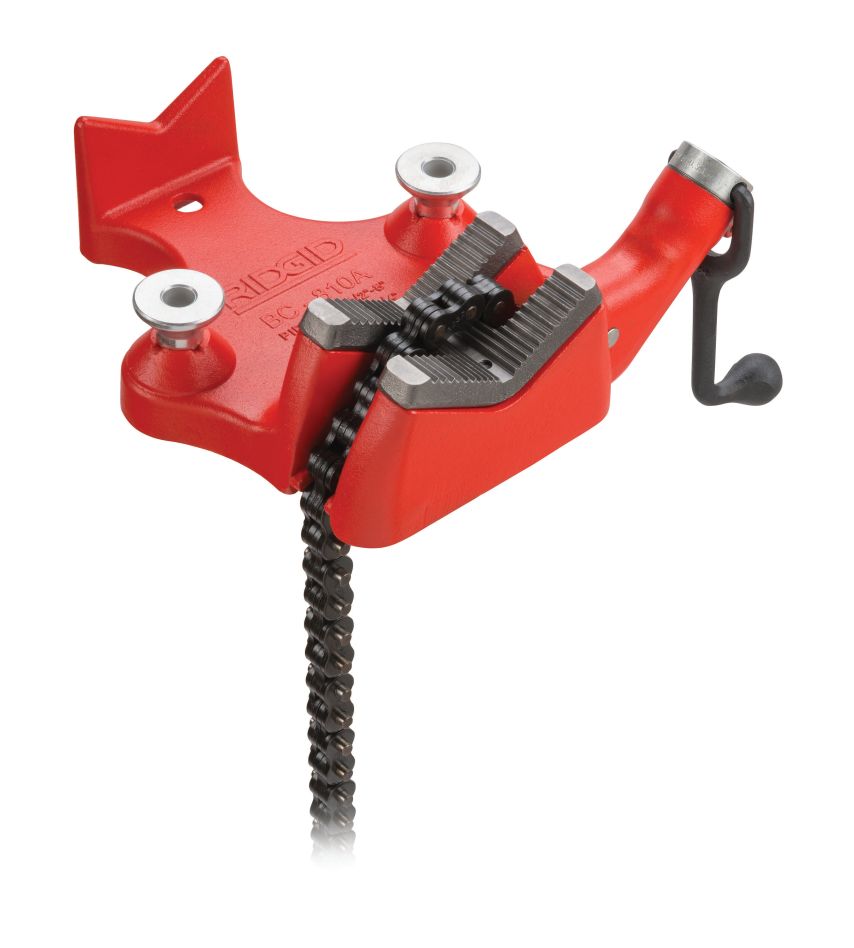 Ridgid 40215 Modelo BC810 Abrazadera de tubo de banco con tornillo de 1/2"-8"