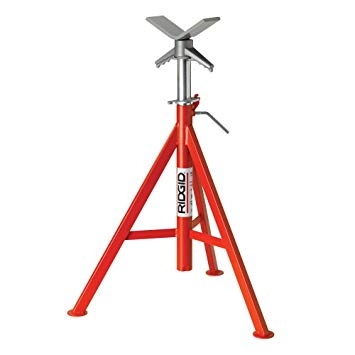 Ridgid 56662 Modelo VJ-99 Soporte de tubos con cabeza en V Modelo alto