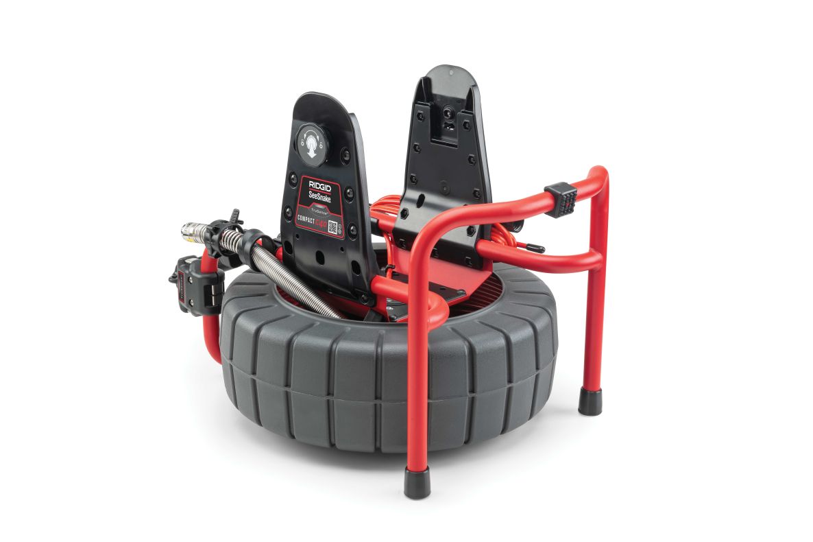 Ridgid 63668 Carrete SeeSnake Compact C40 con cámara autonivelante TruSense