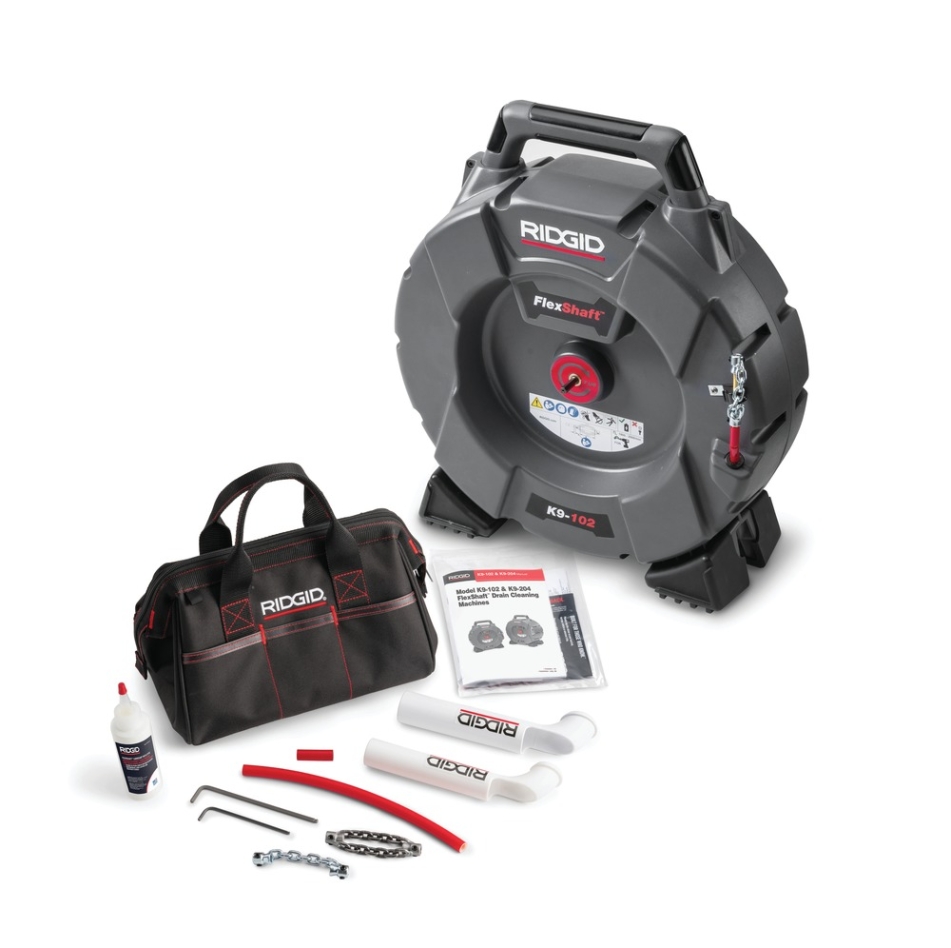 Ridgid 76193 K9-102+ FlexShaft® Máquina de limpieza de alcantarillas 32-50 mm