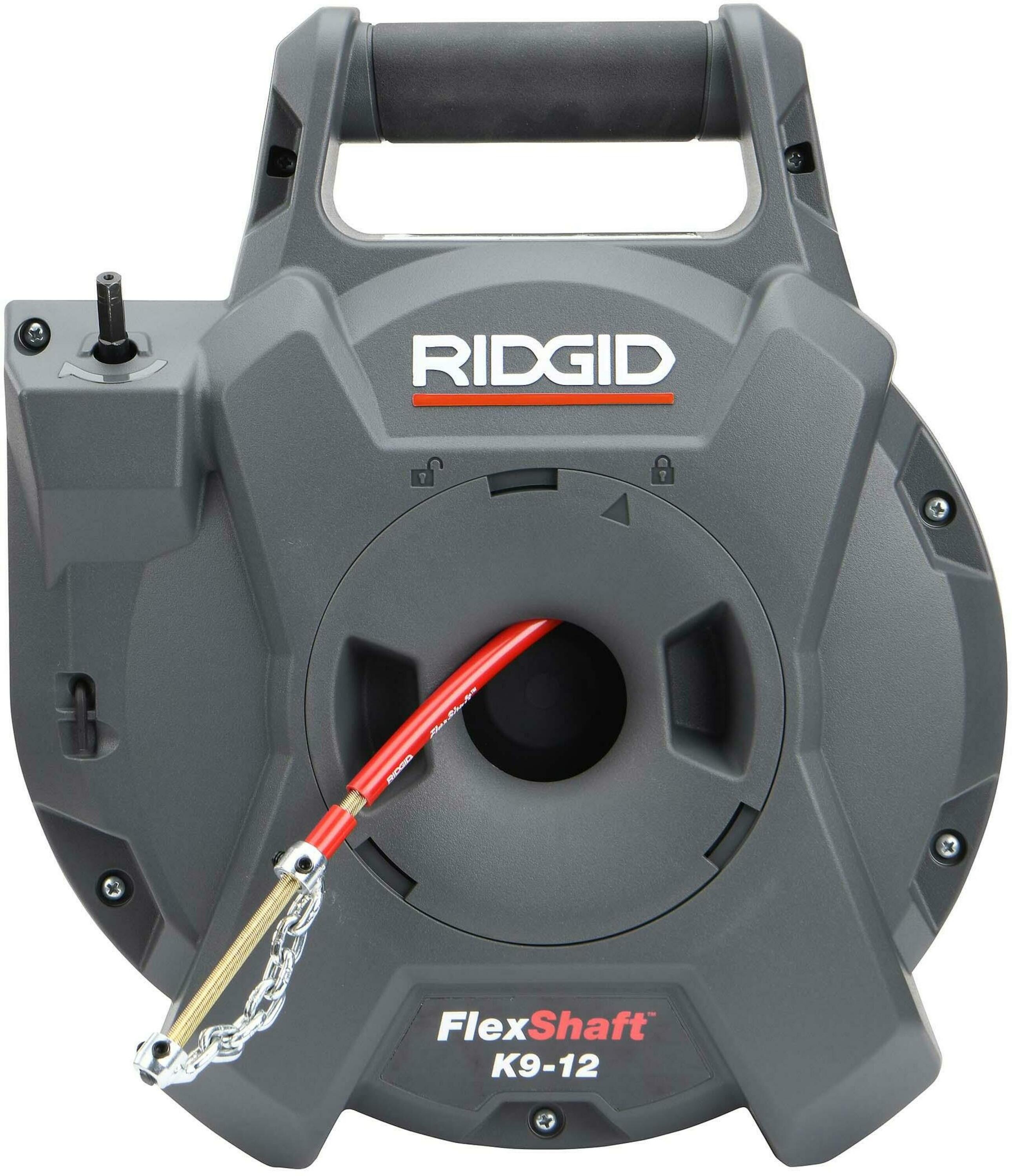 Ridgid 76188 K9-12 Limpiador de eje flexible 1 1/4". TOT 2" 32-50 mm incl. cable de 9,1 m 6 mm