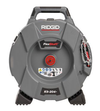 Ridgid 76198 K9-204+ FlexShaft® Máquina de limpieza de alcantarillas 50-110 mm