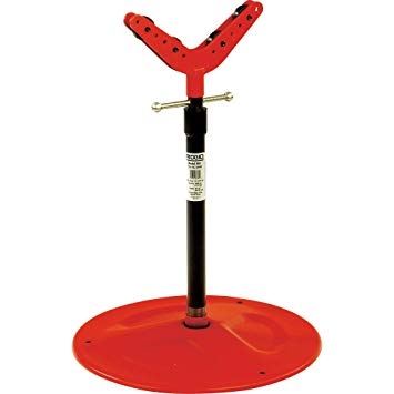 Ridgid 83380 Modelo 965 Soporte de tubos para máquinas de ranuras de rodillos