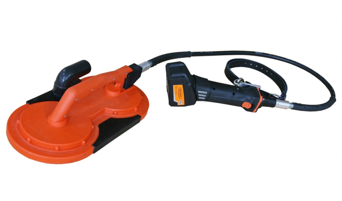 Rokamat 24000-a Lijadora a batería Fox para paneles aislantes EIFS y ETICS 18V 5.2Ah Li-Ion
