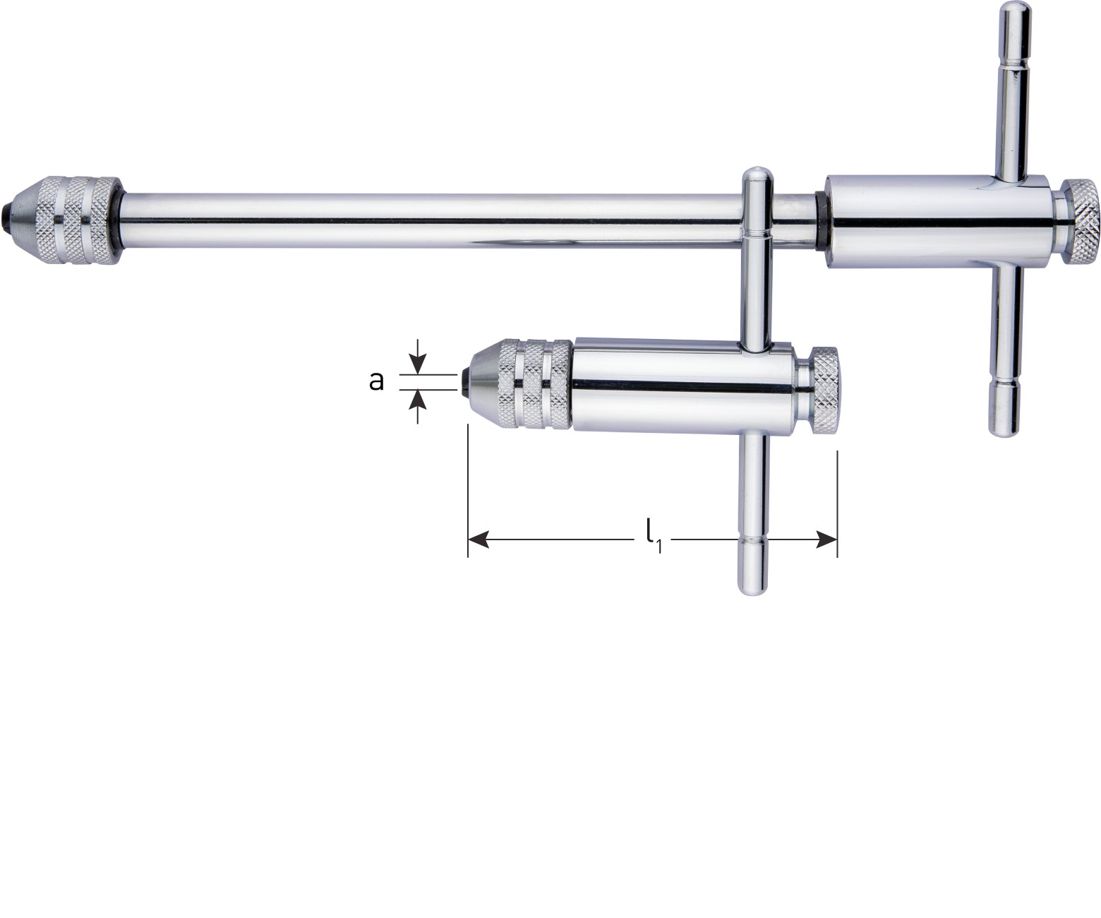 Rotec 380.0002 Manivela con carraca nº 2 / M5 - M12