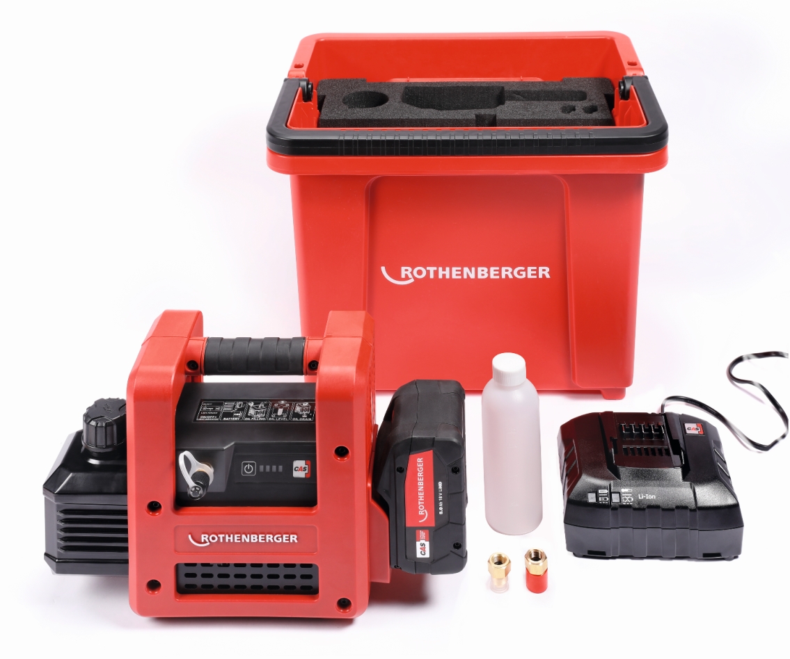 Rothenberger 1000003230 ROAIRVAC R32 2.0 CL basic set 18V 8.0Ah en RoBucket
