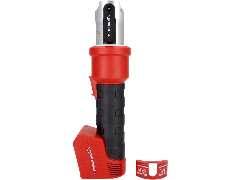 Rothenberger 1000004825 ROMAX NANO M&aacute;quina b&aacute;sica CAS: prensa h&iacute;brida a bater&iacute;a de 18 V y 32 kN, sin bater&iacute;a ni cargador, en malet&iacute;n