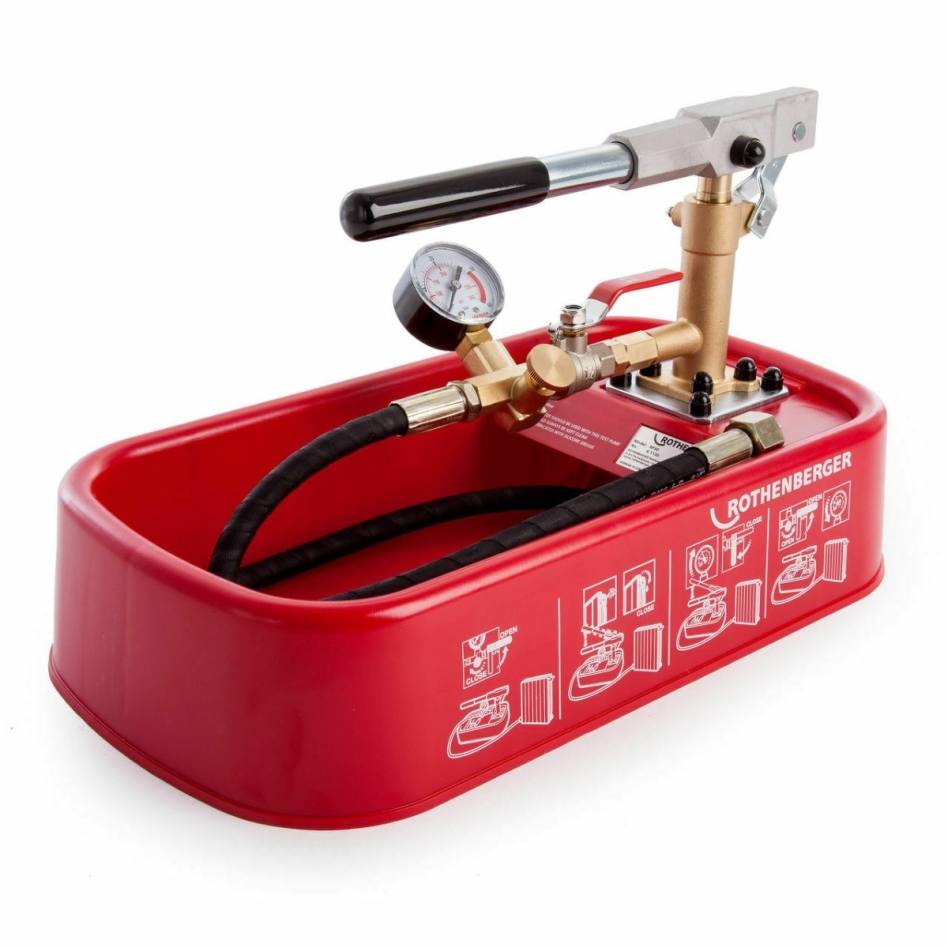 Rothenberger 61130 RP30 Bomba de ensayo 30 bar manual
