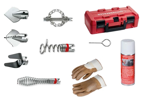 Rothenberger 72936 Juego de herramientas L para espirales de 16 mm, 10 piezas