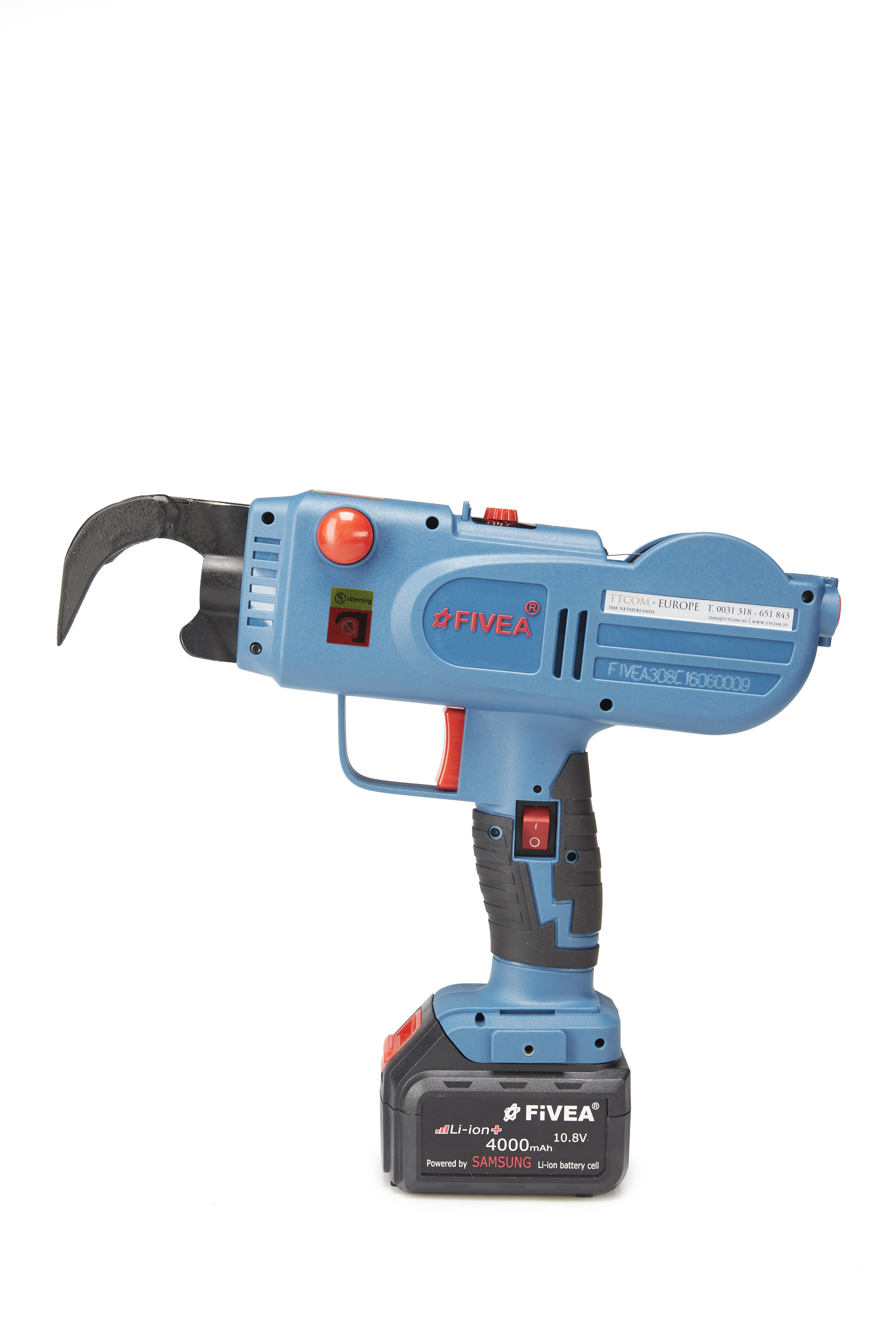 Fivea 10-10-230841 RT308-C Frenador Automático de Batería 10.8V 4.0Ah Li-Ion - 37 mm con mordaza calefactora de suelo