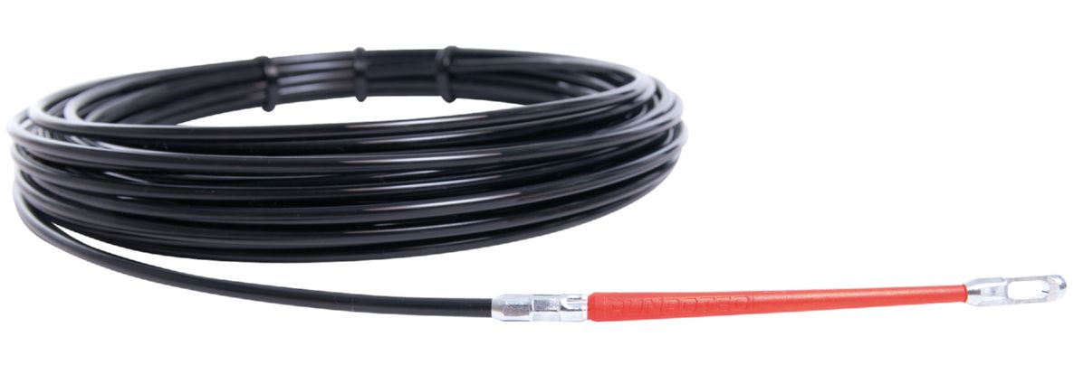 Runpotec 30027 Muelle de extracción de perlón Ø4mm con RunpoGleiter 5m
