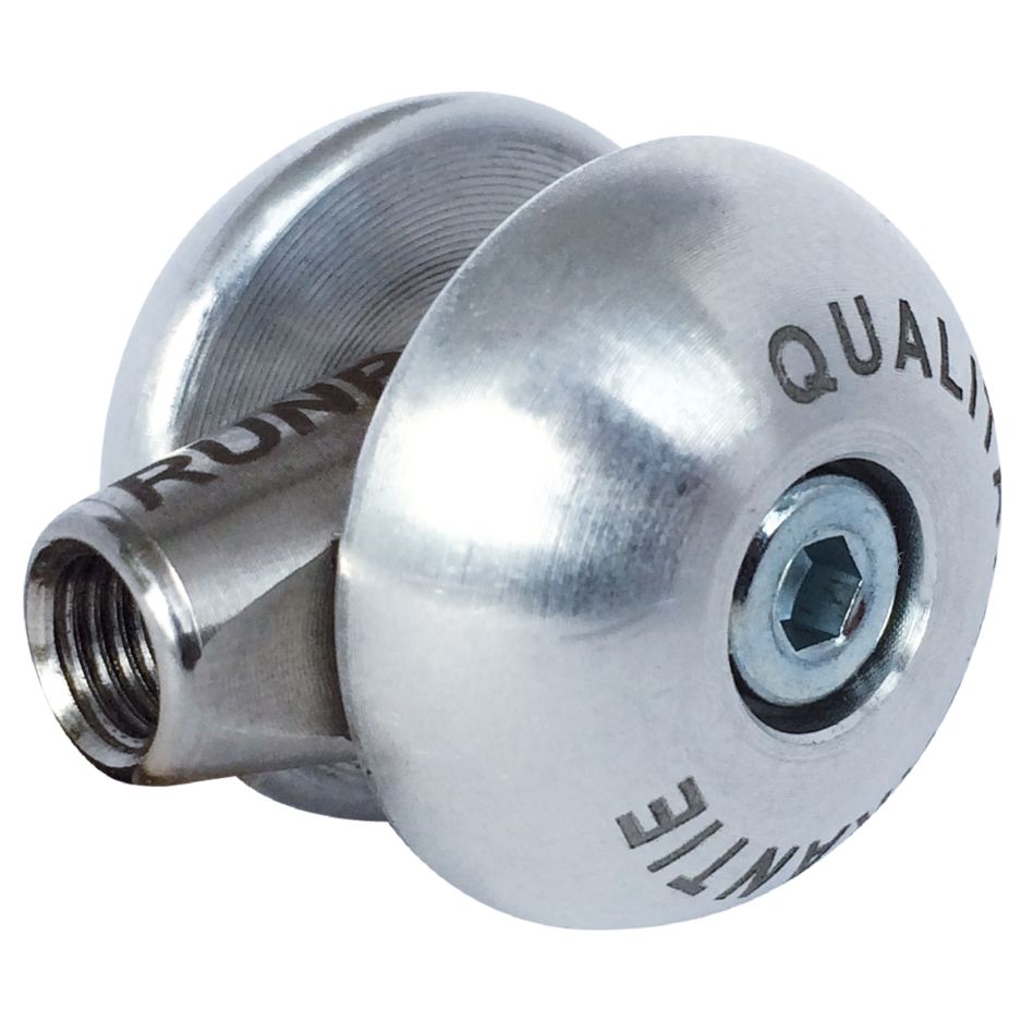 Runpotec 20279 Acero inoxidable/ALU Rodillo guía Ø 25mm RTG6 para muelle de tracción de fibra de vidrio 4,5 y 6mm