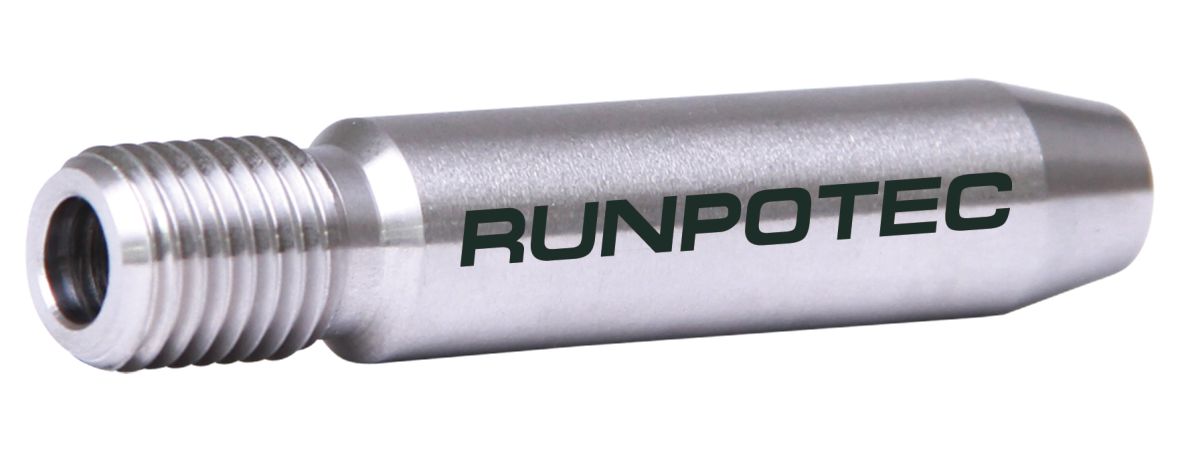 Runpotec 20422 Manguito de acero inoxidable RTG12 para muelle de tracción de fibra de vidrio de Ø 11 mm