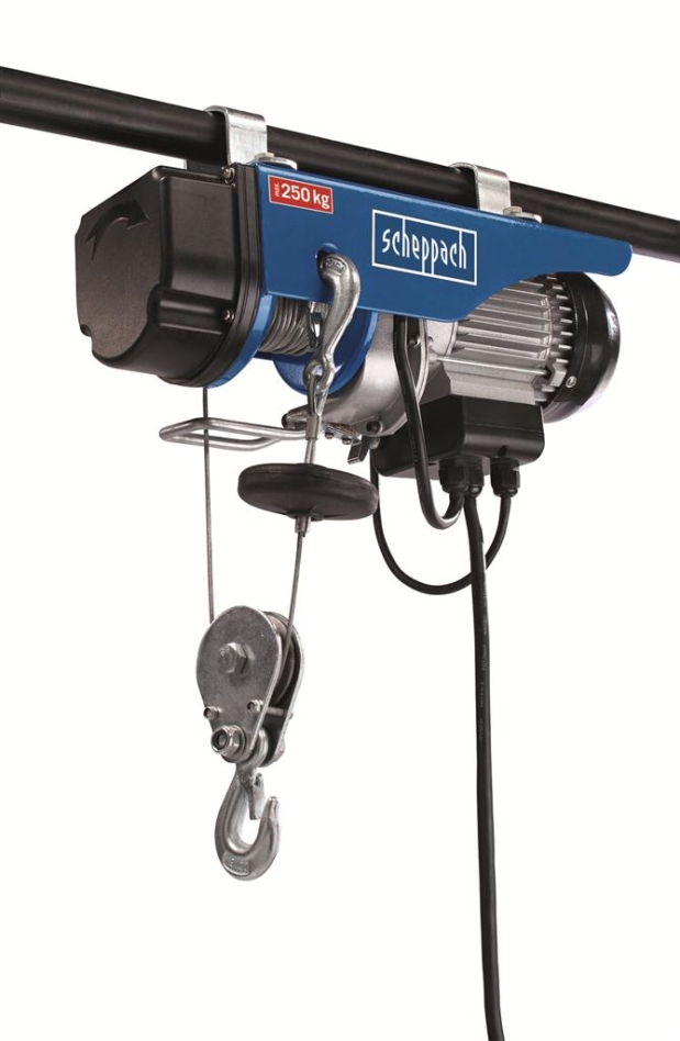 Scheppach 4906904000 HRS250 Cabrestante de elevación 250 kg