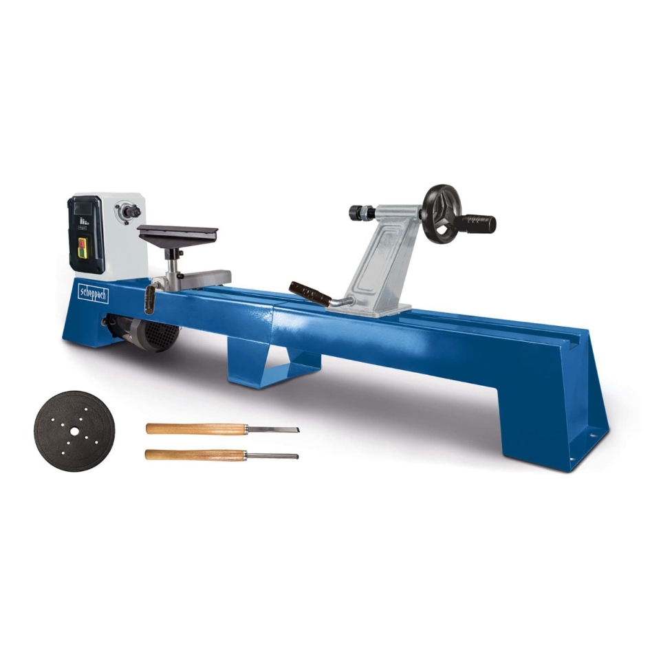 Scheppach 5902306901 DM1100T Torno de madera 1000 mm