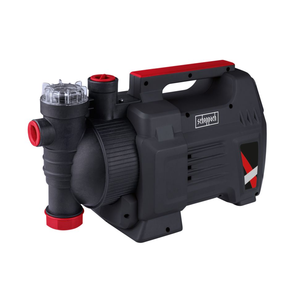 Scheppach 5909410901 Bomba de agua doméstica GP1100JET LCD 1000W