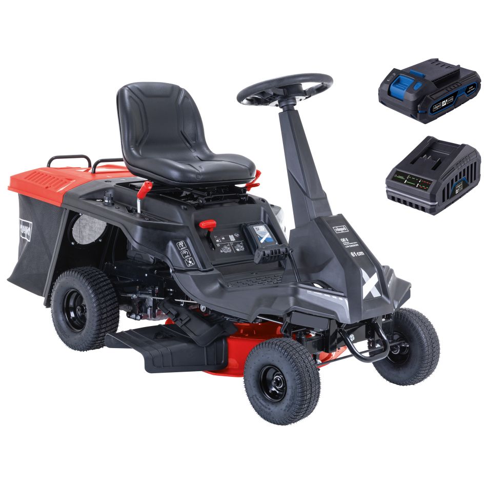 Scheppach 5911292901 Cortacésped híbrido de gasolina MR230-61 224cc 4,4kW (con batería)