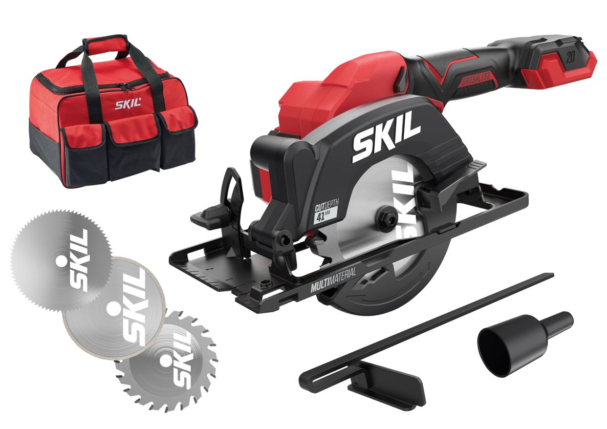 SKIL SW1E3540FA Sierra circular 20V 41mm Compact sin escobillas excl. baterías y cargador en bolsa