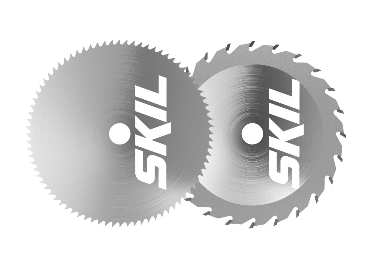 SKIL 2610S01293 Juego de hojas de sierra 115/120 mm (2 piezas) para sierra circular 3540