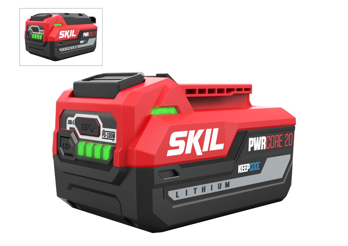 SKIL BR1E3144AA Batería Keep Cool de 20V 4,0Ah con USB-C de 2 caras PWRCORE 20