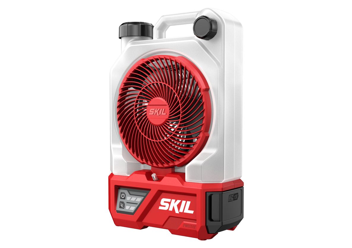 SKIL VA1E3169CA Ventilador a pilas con nebulizador incorporado 20V excl. pilas y cargador en caja