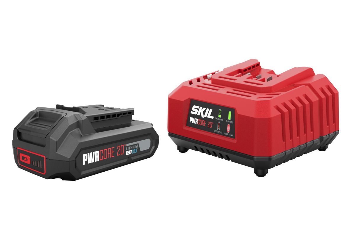 SKIL BC1E3110AA Set de arranque 20V 2.5Ah Batería Keep Cool + cargador PWRCORE 20