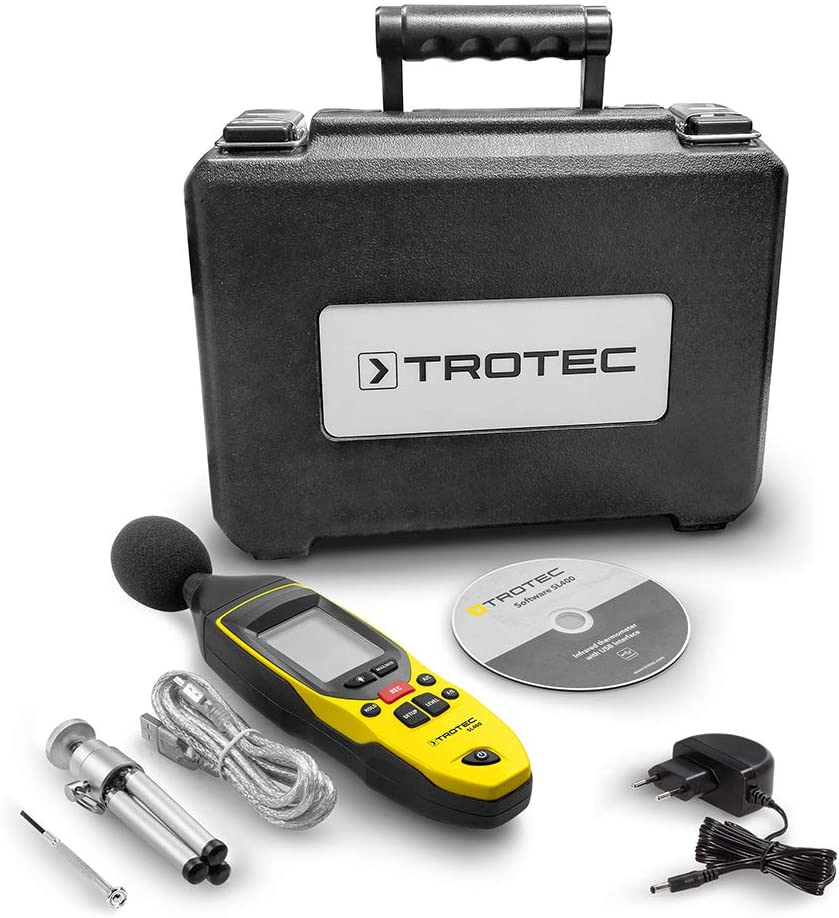Trotec 3510005020 Sonómetro SL400 con certificado de calibración