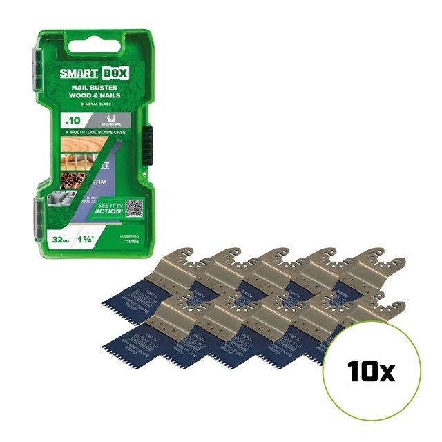 Smart Blades H32CJ10 UN TRA 32x42mm Hoja madera gruesa 10pcs