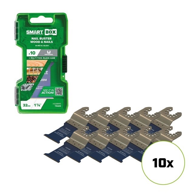 Smart Blades H32BM10 UN TRA 32x51mm BiM hoja h-s 10pcs