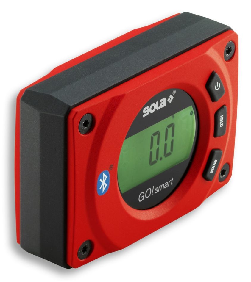 Sola 01483001 Medidor digital de inclinación y ángulo Go Smart con bluetooth